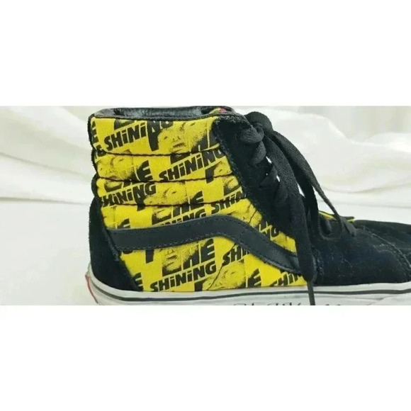 Vans Size Women's 8 Mens 6.5 The Shining Black Suede REDRUM ROOM 237 Hi Sneakers - Picture 9 of 14